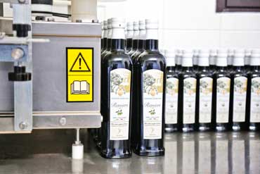 Etichettatura olio