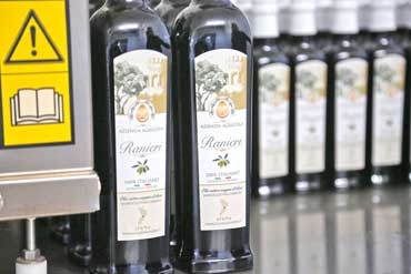 Etichettatura olio